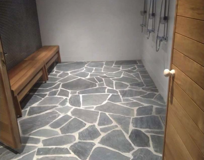 Liuskekivi Välimeren Tumma 1-2 cm sis.  laastit