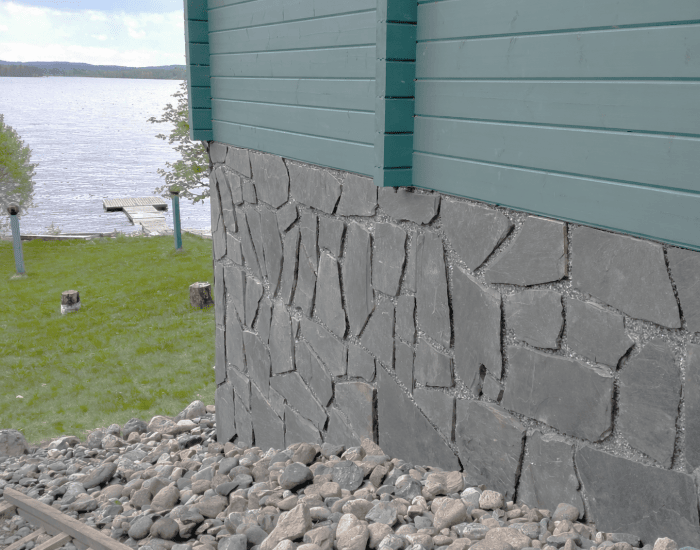 Liuskekivi Välimeren Tumma 1-2 cm sis.  laastit