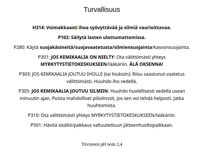 Asennustuote Laastijäämien poistaja